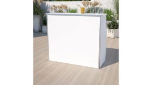 White Bar Table-image